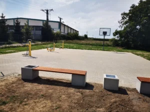 Utwardzony plac sportowy– wykonanie AL-MAR Głubczyce